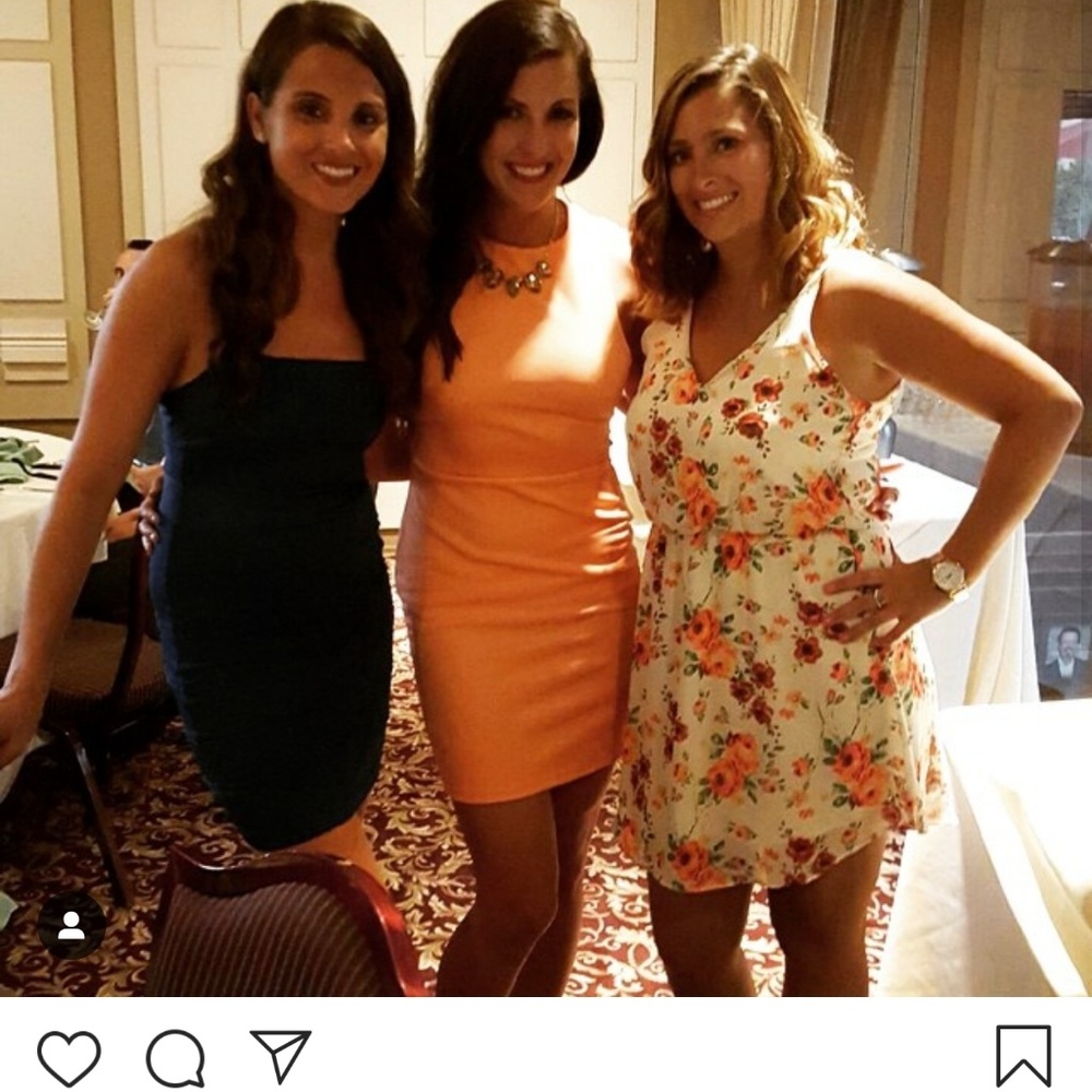LULUS coral dress
